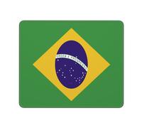Mouse Mat Flag Brazil Wear Resistant Mouse Pad Comfortable Desk Pad For Laptop Desk Office 25X30Cm