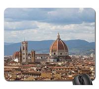 Mouse Mat, Florence Italy Dome Florence Duomo Italian City Gaming Mouse Pad Non-Slip Mouse Pad Comfortable Keyboard Mat For Work Typing Computer 25X30Cm