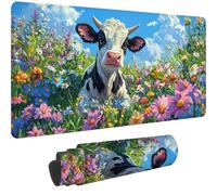 Mouse Mat Flower Mouse Pad 600 x 300 x 3 mm Large Gaming Mousepad,2025 New Desk Protector Mat with Anti-Slip Base,Waterproof&Durable Mousemat,Gaming Office Desk Accessories for Men (60x30cm Ox)-dd151