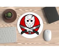 Mouse Mat for PC or Laptop - Tuesday 13th - Friday 13th - Jason Voorhees - Classic Horror - Ideal for Gaming and Office and All Classic Horror Lovers