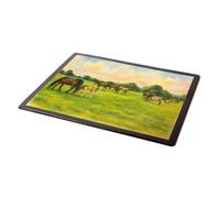 MOUSE MAT - Forest Ponies, Picket Post (a) - Vintage Art Style