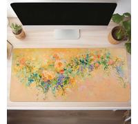 Mouse Mat, Gaming Mouse Pad Black 60 x 30cm Large Mause Mat Wolf Desk Pad, Non-Slip Rubber Base Desk Accessories, Waterproof, Stitched Edges Mausepad, Improved Precision and Speed PjY1294 8-5