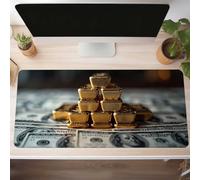 Mouse Mat, Gaming Mouse Pad Donkey 900x400x3mm Large Mause Mat Blue Desk Pad, Non-Slip Rubber Base Desk Accessories, Waterproof, Stitched Edges Mausepad, Improved Precision and Speed PjY2116 C-Y