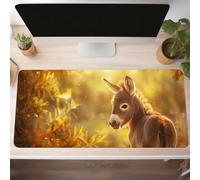 Mouse Mat, Gaming Mouse Pad Flower 700x300x3mm Large Mause Mat Pink Desk Pad, Non-Slip Rubber Base Desk Accessories, Waterproof, Stitched Edges Mausepad, Improved Precision and Speed PjY1204 I-M