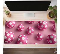 Mouse Mat, Gaming Mouse Pad Pink 1000x500x3mm Large Mause Mat Abstract Desk Pad, Non-Slip Rubber Base Desk Accessories, Waterproof, Stitched Edges Mausepad, Improved Precision and Speed PjY7482 S-6