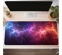 Mouse Mat, Gaming Mouse Pad Sky 1000x400x3mm Large Mause Mat Pink Desk Pad, Non-Slip Rubber Base Desk Accessories, Waterproof, Stitched Edges Mausepad, Improved Precision and Speed PjY14248 M-N