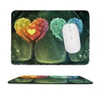 Mouse Mat, Gaming Mouse Pad, with Stitched Edges Mousepad 320x260x3mm, Waterproof Desk Mat with Non-Slip Rubber Base, Keyboard Mats, Desk Accessories for Computers, Laptop, PC, The Giving Tree v-17