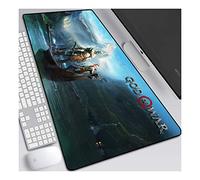 Mouse Mat God Of War Speed Gaming Mouse Mat Desk Pad, Large Size 700x300mm Smooth texture surface Mousepad for Office PC Keyboard and notebooks,E