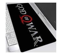 Mouse Mat God Of War XXL Anime Mouse Pad, Speed Gaming Mouse Mat, Extra Large 900 x 400 x 3mm, Water-Resistant Mousepad with Non-Slip Rubber Base,Smooth Cloth Surface for computer PC, B