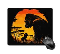 Mouse Mat Gorilla and Sunset Mouse Pad Computer 25x30cm