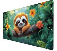 Mouse Mat Green Gaming Mouse Pad 1000X500X3mm XXL Extended Desk Mat,Keyboard Mousepad Animal,Water-Resistant Surface And Non-Slip Base Mousemat,Gaming Office Desk Accessories,Gifts for Women F1-306