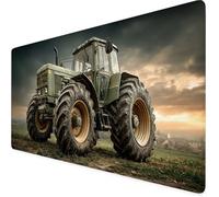 Mouse Mat Grey Gaming Mouse Pad 31.5x15.7in XXL Extended Desk Mat, Keyboard Mousepad Tractor, Water-Resistant Surface And Non-Slip Base Mousemat, Gaming Office Desk Accessories, Gifts for Women F1-332