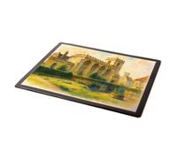 MOUSE MAT - Guild Chapel from New Place, Stratford - Vintage Art Style