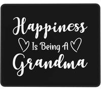 Mouse Mat Happiness Is Being A Grandma Mice Pad Square Mouse Pad Non-Slip Mousepad For Computers Laptop Gaming L