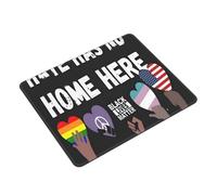 Mouse Mat Hate Has No Home Here Mouse Pad Waterproof Desk Mat Stitched Edge Mousepad For Work Office And Home Laptop XL