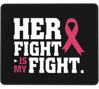 Mouse Mat Her Fight Is My Fight Mice Pad Waterproof Desk Mat Rubber Base Mousepads For Work Computers Office And Home S