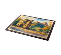 MOUSE MAT - Heroes Gateway & University College Bangor b - Vintage Art Style