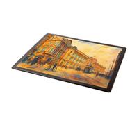 MOUSE MAT - High Street & Post Office, Newport, Mon. - Vintage Art Style