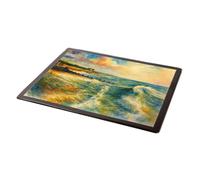 MOUSE MAT - High Tide at Splash Point, Worthing - Vintage Art Style