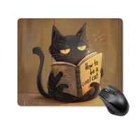 Mouse Mat How To Be A Cool Cat Mousepad Waterproof Mice Pad Non-Slip Desk Mat For Office And Home Laptop Work M
