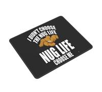Mouse Mat I Didn'T Choose The Nug Life Chicken Nugget Mousepads Waterproof Mousepad Rubber Base Mice Pad For Work Laptop Office And Home M