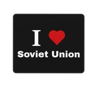 Mouse Mat I Love Soviet Union Improves Speed And Precision Mouse Pad Waterproof Gaming Mousepad For Laptop Office Computer 25X30Cm