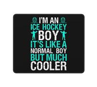 Mouse Mat I'M An Ice Hockey Boy It'S Like A Normal Boy But Much Cooler Waterproof Mouse Pad Soft Desk Pad For Work Home Desk 25X30Cm