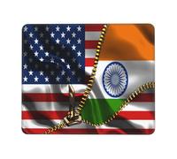 Mouse Mat Indiana Flag Inside America Flag Mousepads Stitched Edge Desk Mat Non-Slip Mice Pad For Computers Laptop Gaming XL