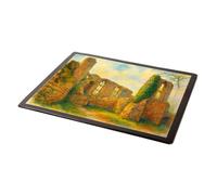 MOUSE MAT - Interior Of Banqueting Hall, Kenilworth - Vintage Art Style