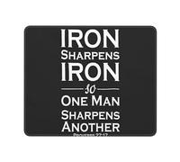 Mouse Mat Iron Sharpens Iron Mousepad Durable Desk Mat Non-Slip Mice Pad For Gaming Office And Home Work L