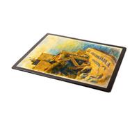 MOUSE MAT - Jacob's Ladder, Sidmouth (a) - Vintage Art Style
