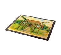 MOUSE MAT - Jane's Tea Gardens, Billingshurst (a) - Vintage Art Style
