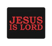 Mouse Mat Jesus Is My Lord Mouse Pad Stitched Edge Mice Pad Rubber Base Desk Mat For Computers Work Office And Home S