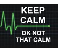 MOUSE MAT KEEP CALM OK NOT THAT CALM FUNNY QUALITY FUN MOUSE MAT