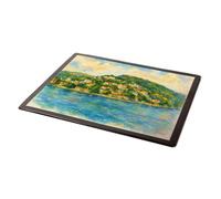 MOUSE MAT - Kingswear from Dartmouth (a) - Vintage Art Style