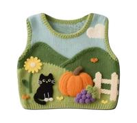 Mouse Mat - Knitted Jumper Vests Design Mouse Mat, Cute Aesthetic Mouse Place Mat, for Decoration, Workplace, Home, Laptop, Computer, Men, Women, Teenagers, Girls