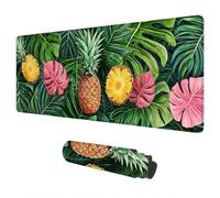 Mouse Mat Large 1200x600 mm Plant Mouse Pad Pineapple Desk Mat Large Waterproof Gaming Mousepad Desk Accessories, Non-Slip Rubber Base Mousemat with Stitched Edges for Gaming Office Gifts for Men A-35