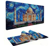 Mouse Mat | Large Gaming Mouse Pad 1000 x 500 x 3mm| XXL Gaming Mousepad | Desk Mat | Improved Precision and Speed | Rubber Base for Stable Grip on Smooth Surfaces | Keyboard Mats| Taj Mahal v-1113