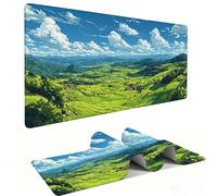 Mouse Mat | Large Gaming Mouse Pad 1000 x 500 x 3mm| XXL Gaming Mousepad | Desk Mat | Improved Precision and Speed | Rubber Base for Stable Grip on Smooth Surfaces | Keyboard Mats| Field v-1142