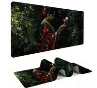 Mouse Mat | Large Gaming Mouse Pad 1000 x 500 x 3mm| XXL Gaming Mousepad | Desk Mat | Improved Precision and Speed | Rubber Base for Stable Grip on Smooth Surfaces | Keyboard Mats| Indian Women v-1297