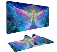Mouse Mat | Large Gaming Mouse Pad 1000 x 500 x 3mm| XXL Gaming Mousepad | Desk Mat | Improved Precision and Speed | Rubber Base for Stable Grip on Smooth Surfaces | Keyboard Mats| Angel Fairy v-1139