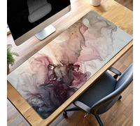 Mouse Mat | Large Gaming Mouse Pad 1000x400x3 mm | XXL Gaming Mousepad Improved Precision and Speed Rubber Base for Stable Grip on Smooth Surfaces Keyboard Mats (Abstract Black) PjY1996 Q-U