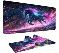 Mouse Mat,Large Gaming Mouse Pad 1000x500x3mm,XXL Mousepad,Desk Mat, Improved Precision and Speed, Rubber Base for Stable Grip on Smooth Surfaces, Table Pad, Gaming, colorful Le cheval noir w0w-1148