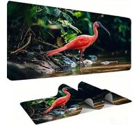 Mouse Mat,Large Gaming Mouse Pad 1000x500x3mm,XXL Mousepad,Desk Mat, Improved Precision and Speed, Rubber Base for Stable Grip on Smooth Surfaces, Table Pad, Gaming Room, flamingo Animaux 1 w0w-379