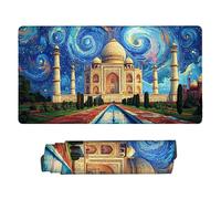 Mouse Mat | Large Gaming Mouse Pad 1200 x 600 x 3mm | XXL Gaming Mousepad | Desk Mat | Improved Precision and Speed | Rubber Base for Stable Grip on Smooth Surfaces | Keyboard Mats Taj Mahal w-848