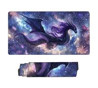 Mouse Mat | Large Gaming Mouse Pad 1200 x 600 x 3mm | XXL Gaming Mousepad | Desk Mat | Waterproof | Rubber Base for Stable Grip on Smooth Surfaces | Keyboard Mats Starry Sky Dragon w-907