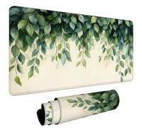 Mouse Mat, Large Gaming Mouse Pad 1500x800x3mm Plants In Midsummer XXL Desk Mat, Non-Slip Rubber Base, Stitched Edges, Water-Resistant Surface, Desk Pad Laptop Keyboard Office Home, Foldable L#L961