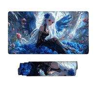 Mouse Mat | Large Gaming Mouse Pad 500 x 250 x 3mm | XXL Gaming Mousepad | Desk Mat | Improved Precision and Speed | Rubber Base for Stable Grip on Smooth Surfaces | Keyboard Mats Sexy Angel w-922