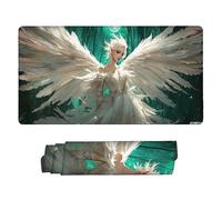 Mouse Mat | Large Gaming Mouse Pad 700 x 300 x 3mm | XXL Gaming Mousepad | Desk Mat | Improved Precision and Speed | Rubber Base for Stable Grip on Smooth Surfaces | Keyboard Mats Female Angel w-693