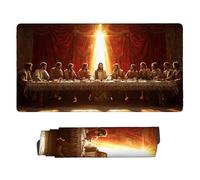 Mouse Mat | Large Gaming Mouse Pad 700 x 300 x 3mm | XXL Gaming Mousepad | Desk Mat | Improved Precision and Speed | Rubber Base for Stable Grip on Smooth Surfaces | Keyboard Mats The Last Supper w998